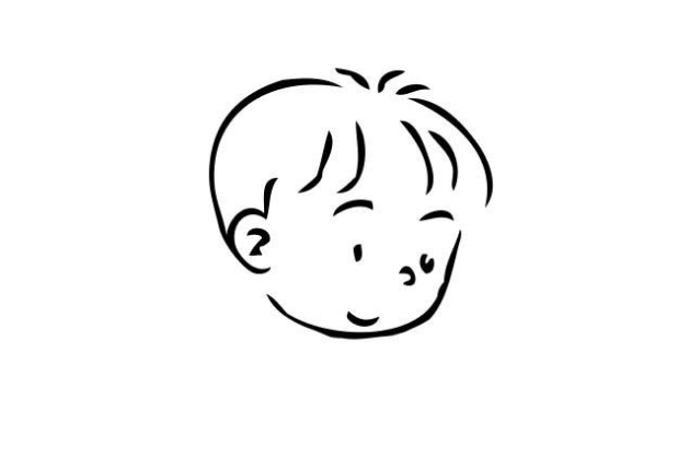 小朋友洗手简笔画