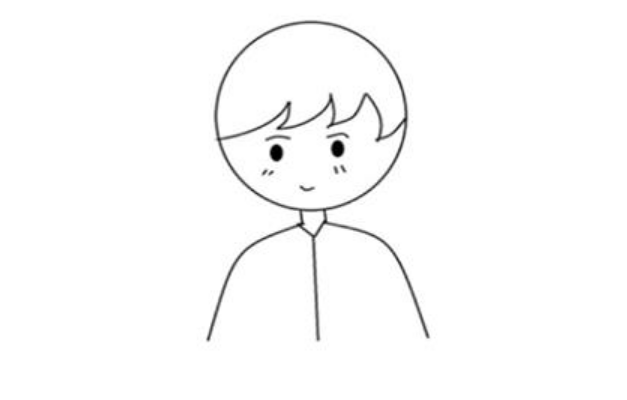 男孩头像简笔画