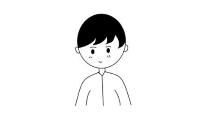 男孩头像简笔画