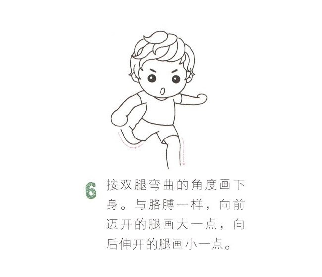 儿童简笔画足球运动员