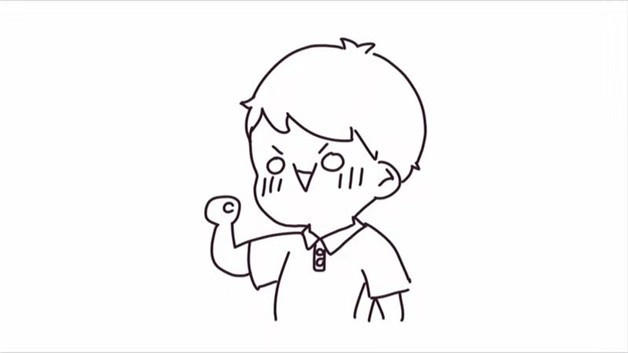 加油简笔画