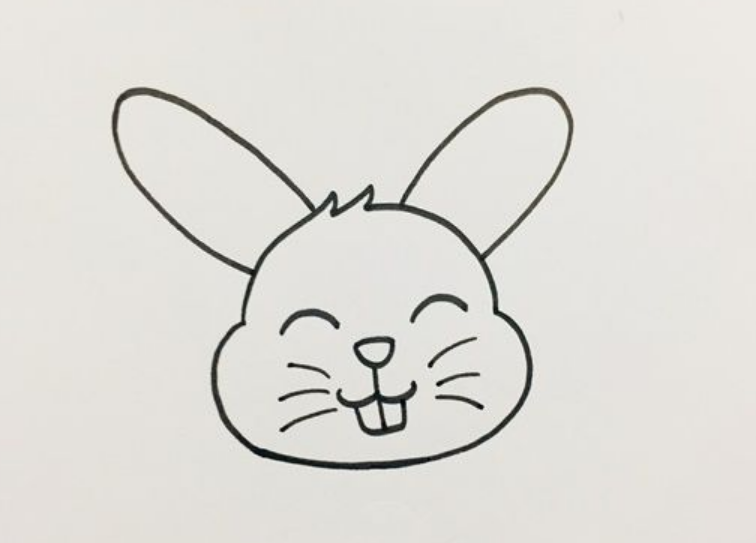 可爱的小白兔怎么画简笔画