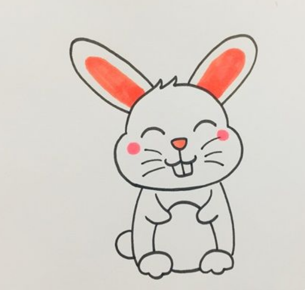 可爱的小白兔怎么画简笔画