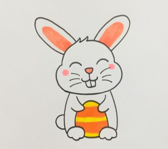 可爱的小白兔怎么画简笔画
