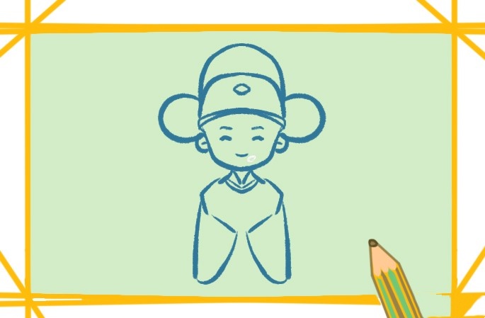 古代状元郎简笔画