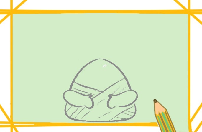 贪吃男孩简笔画
