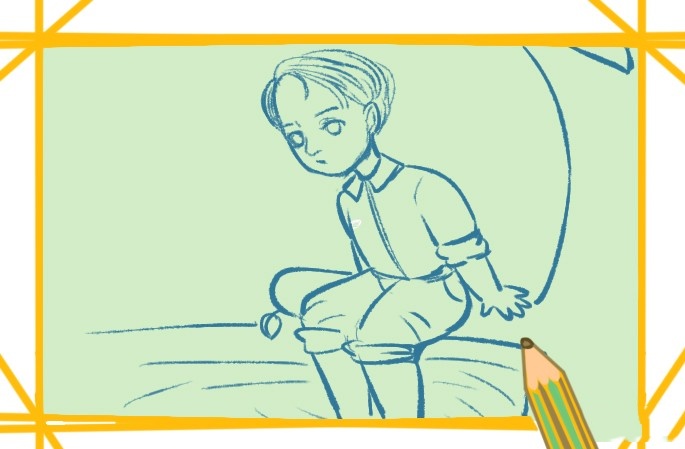 小男孩简笔画