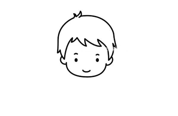 简单六步画出可爱的小男孩