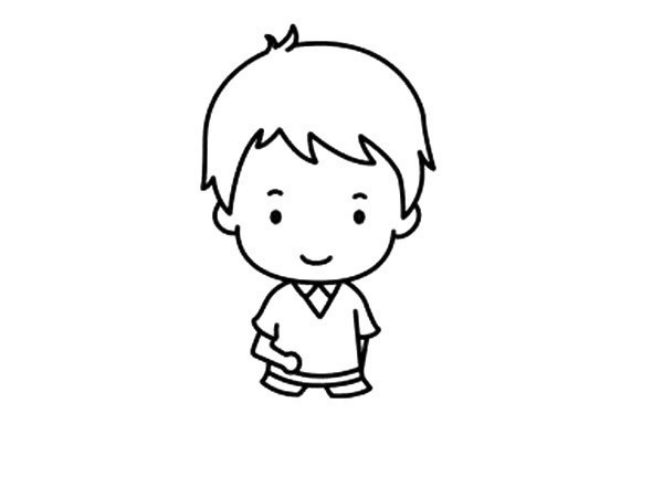 简单六步画出可爱的小男孩