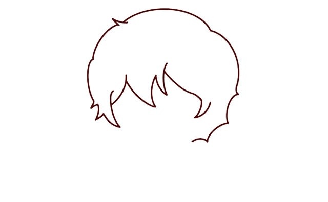 优雅小男孩简笔画