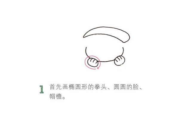小女孩儿童简笔画