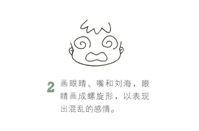 可爱系女孩简笔画