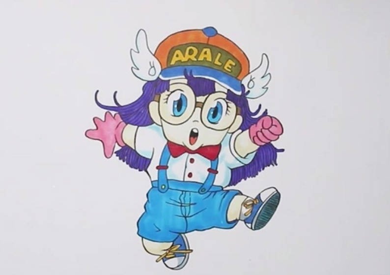 阿拉蕾最简单的简笔画画法