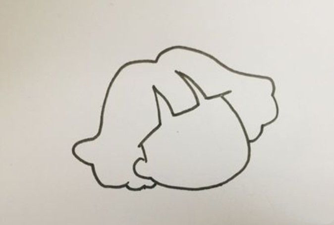 小女孩简笔画可爱又简单