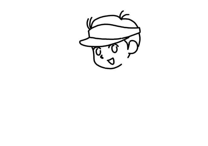 打羽毛球的小女孩怎么画简笔画