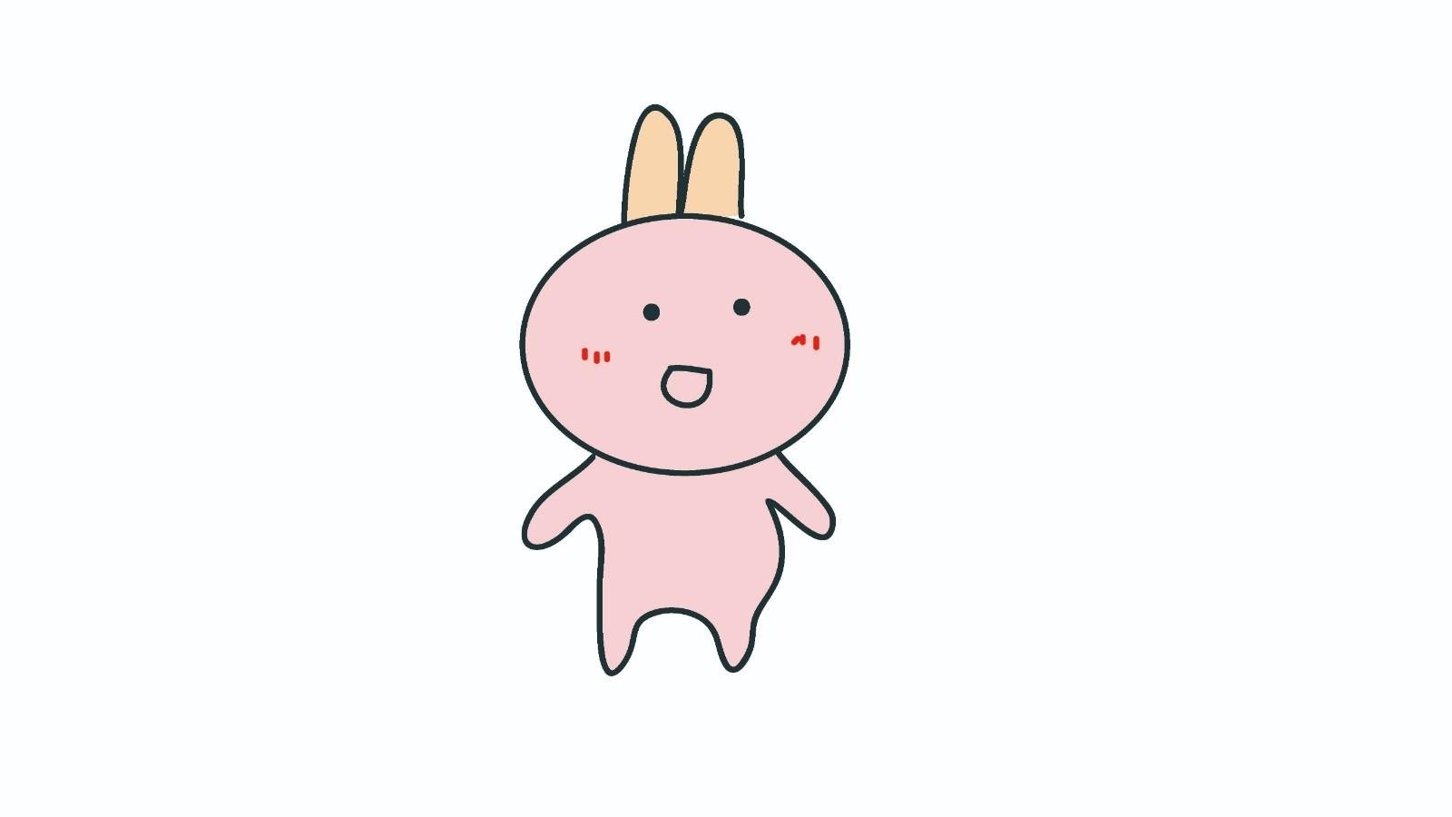 用字母画小动物简笔画