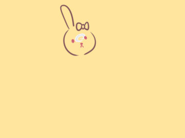 小白兔简笔画