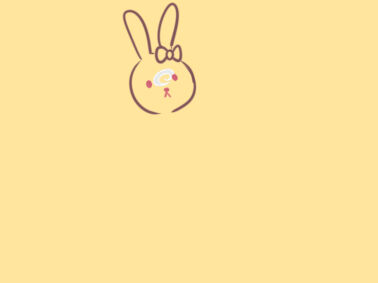 小白兔简笔画