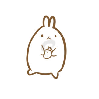 卡通兔子简笔画