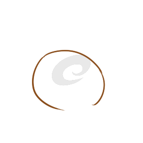 圆滚滚的兔子简笔画