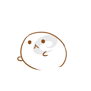 圆滚滚的兔子简笔画