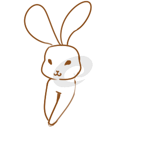 兔子简笔画