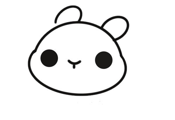 卡通兔子简笔画