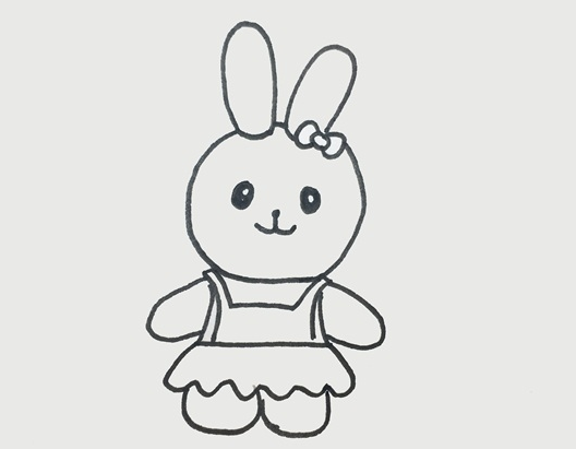 小兔子画法