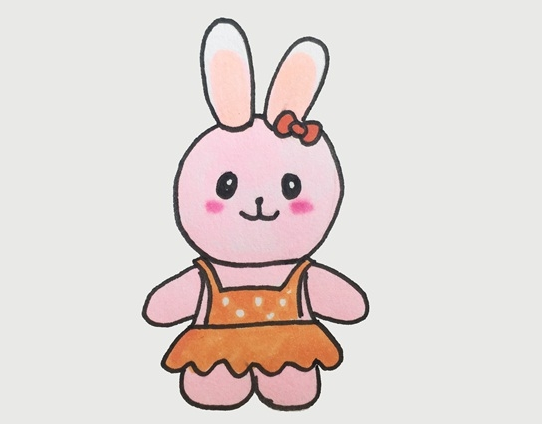 小兔子画法