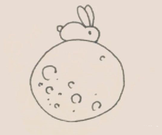 月兔简笔画