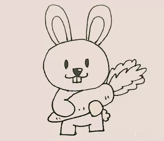 简笔画之兔子