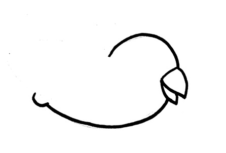 鸟简笔画领红包