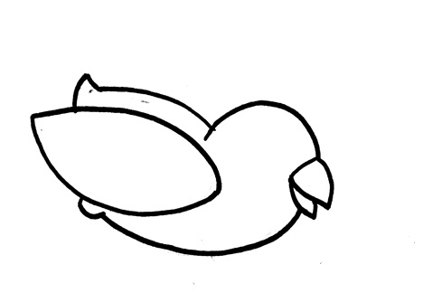 鸟简笔画领红包