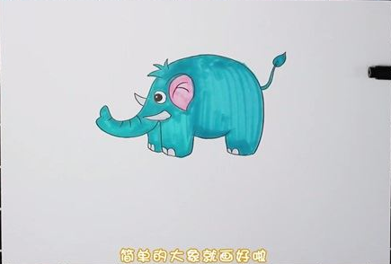 大象简笔画