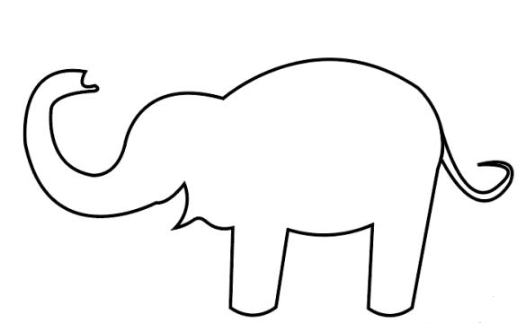 大象简笔画