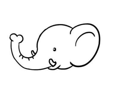 大象简笔画