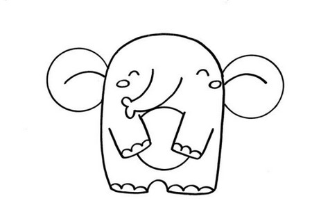 用数字9画大象简笔画