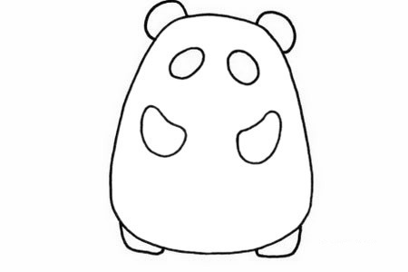 可爱的熊猫简笔画