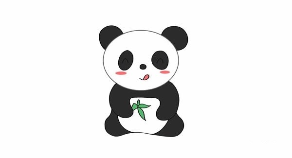 大熊猫怎么画简笔画