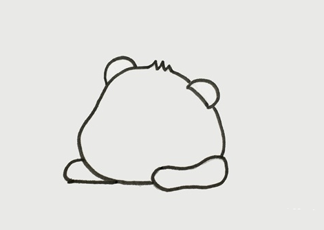 熊猫怎么画简单又可爱
