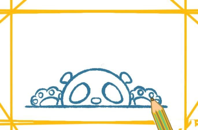 大熊猫简笔画