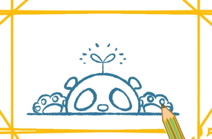 大熊猫简笔画