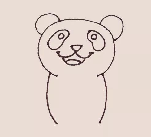 大熊猫简笔画
