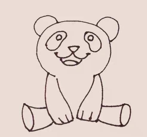 大熊猫简笔画