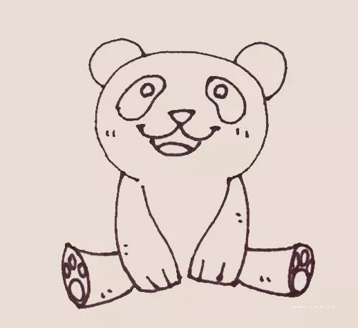大熊猫简笔画