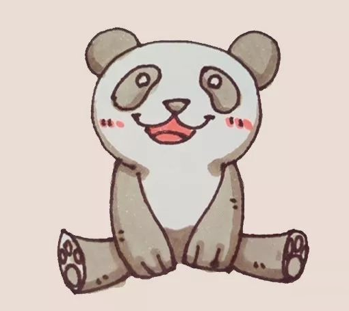 大熊猫简笔画