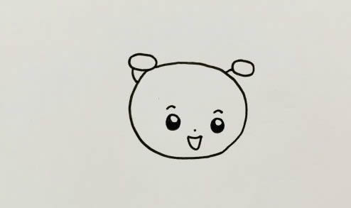 又可爱又漂亮的毛毛虫简笔画