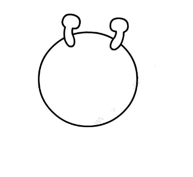 可爱的毛毛虫简笔画