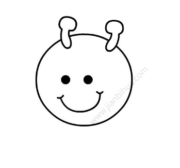 可爱的毛毛虫简笔画
