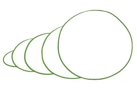 卡通毛毛虫简笔画